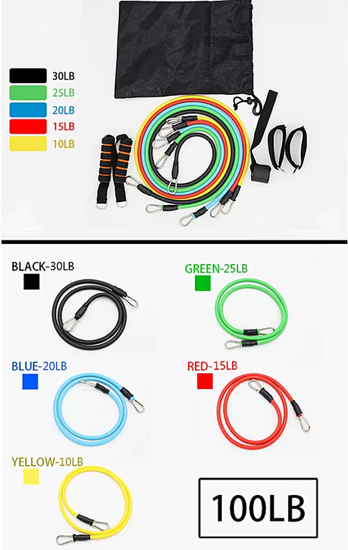 11(PCS) Power Exercise Resistance Band