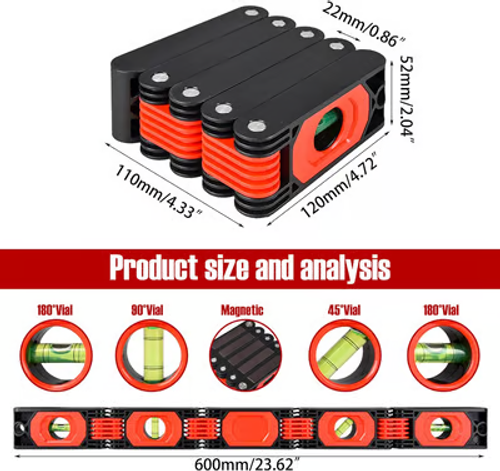 🎉Flash Sale 49% off🔥Multi-function folding level (6 sections)