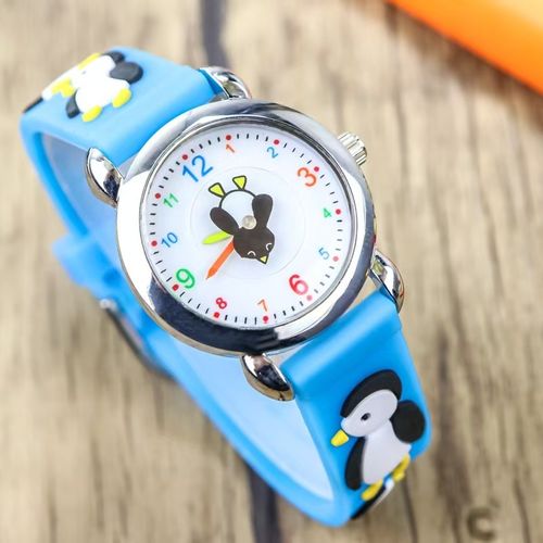 Korean version of the cute and Q-style penguin watch for children