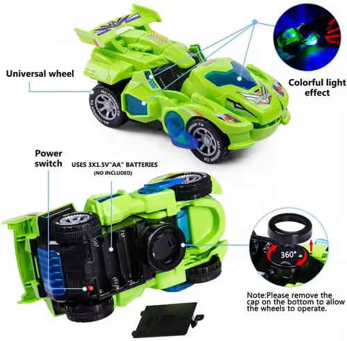 🔥 Promotion 40% OFF🎁LED DINOSAUR TRANSFORMATION CAR TOY