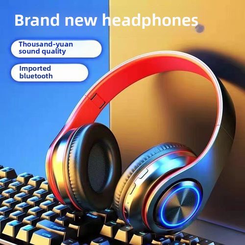 B39 light-emitting over-ear Bluetooth headphones
