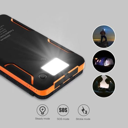 Foldable solar power bank