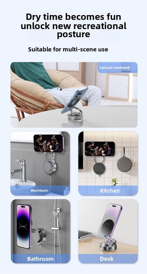 360° Rotation Sucker Magnetic Phone Holder