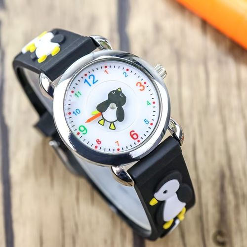 Korean version of the cute and Q-style penguin watch for children