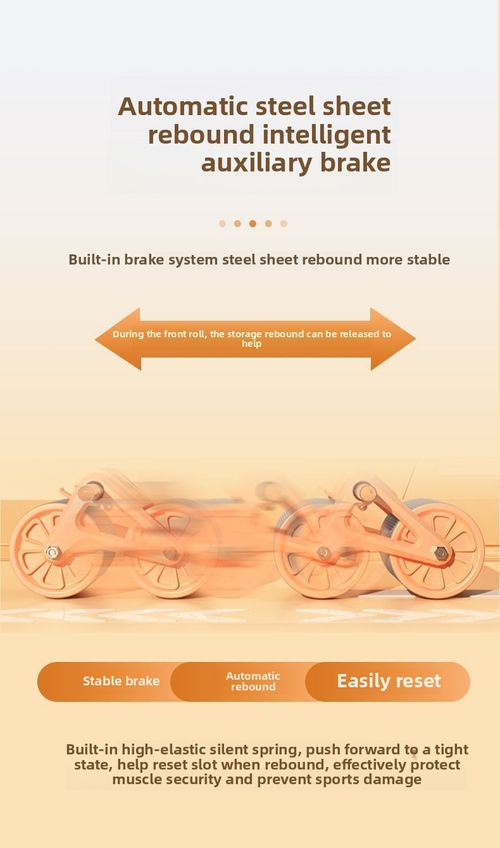The abdominal training wheel retracts automatically