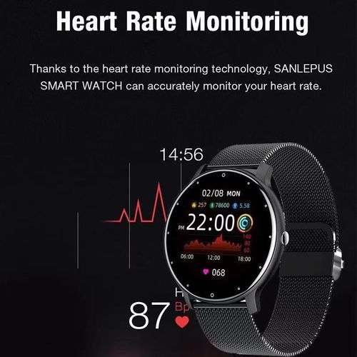 Smartwatch, heart rate, blood pressure, sleep monitoring, Douyin smart bracelet, ZL02D waterproof smart sports watch