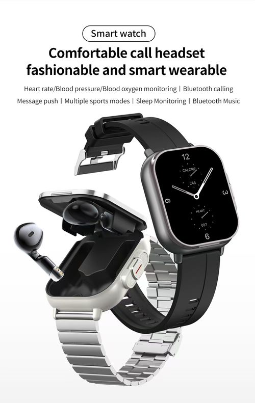 D8 Bluetooth Call 2-in-1 Bluetooth Headset Smartwatch