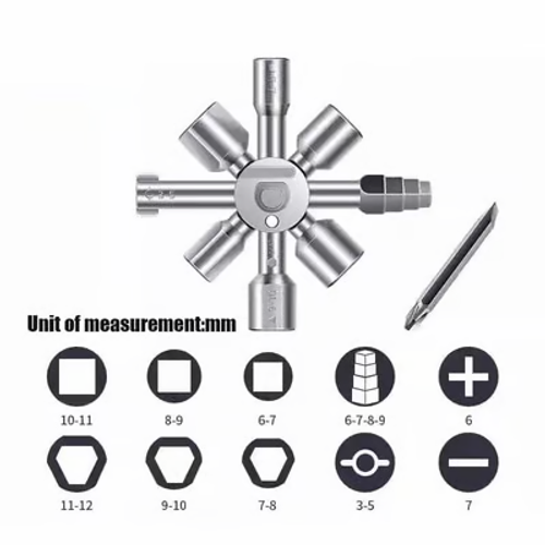 🔥49% OFF 10 in 1 Cross Switch Key Wrench