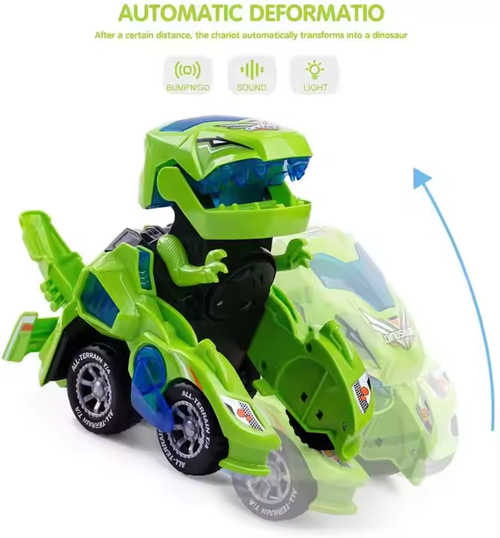 🔥 Promotion 40% OFF🎁LED DINOSAUR TRANSFORMATION CAR TOY