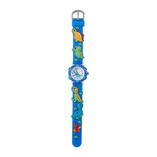 Blue dinosaur children's watch