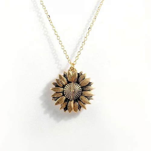 🎁Buy 1 get 3 free🔥🌞You are my sunshine sunflower necklace with gift box🌻