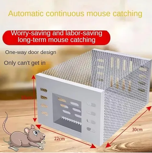 🎁 49% OFF⏳🐭Automatic Continuous Cycle Mouse Trap