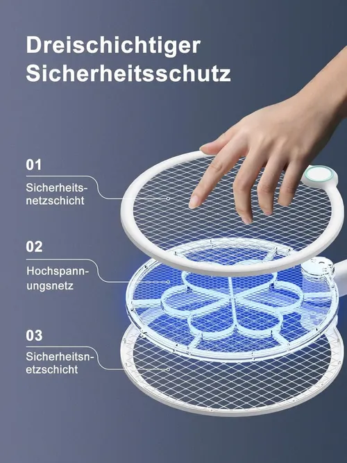 Electric Fly Swatter Racket