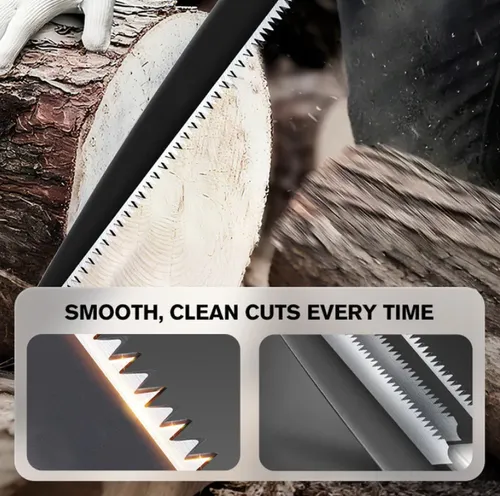 Lightweight and sharp universal pruning saw with sheath--350 mm