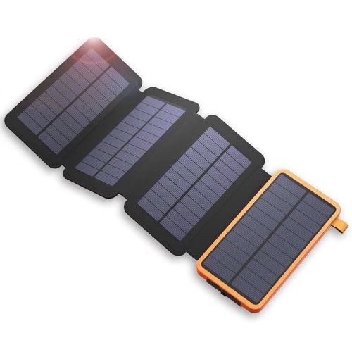 Foldable solar power bank