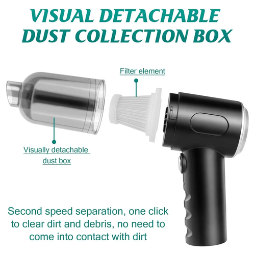 New Cordless Handheld Auto Vacuum Home & Car Dual Use Wholesale Dry Vacuum Cleaner 6000Pa Wireless Car Vacuum Clean
