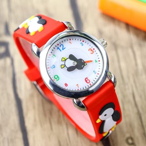 Korean version of the cute and Q-style penguin watch for children