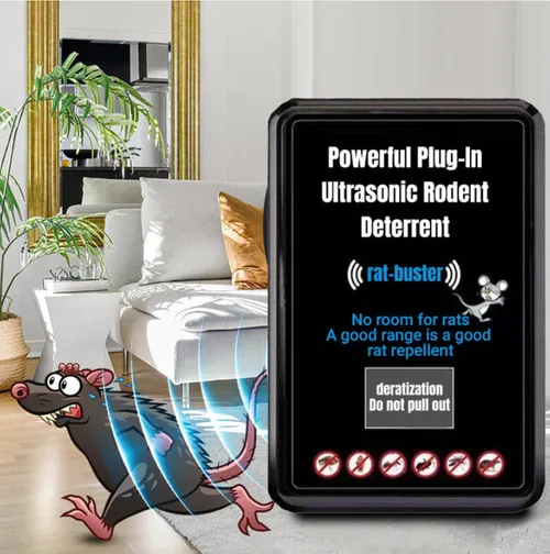 🔥2025 Hot Sale🔥Powerful Plug-In Ultrasonic Rodent Deterrent（Buy one, get two）