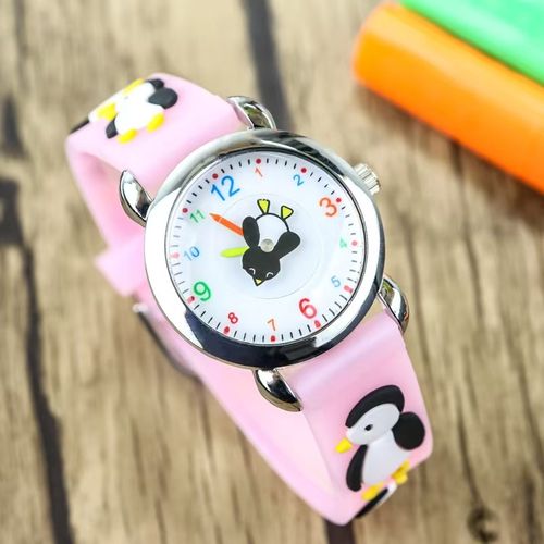 Korean version of the cute and Q-style penguin watch for children