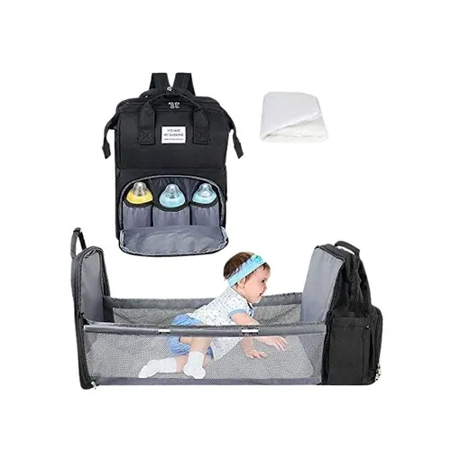 Waterproof Multifunctional Folding Baby Crib and Diaper Bag