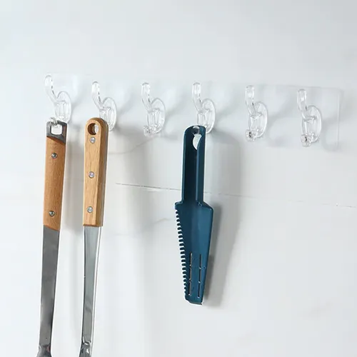 Multifunctional Transparent 6 Hooks ⚡