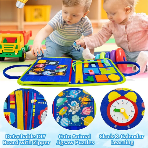 Kids Montessori Learning Activity Board