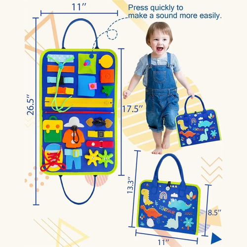 Kids Montessori Learning Activity Board