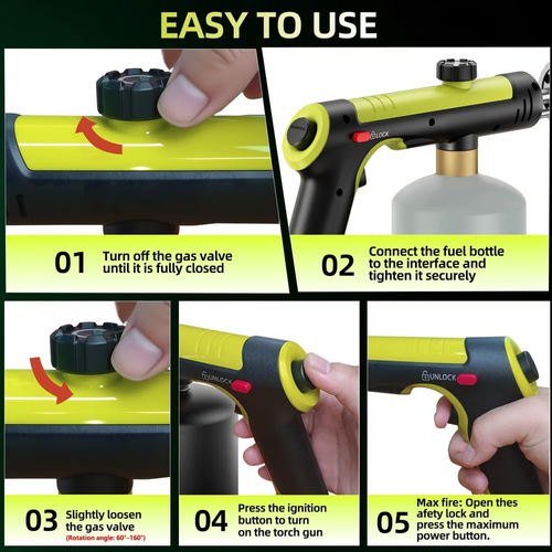 Powerful Propane Torch Gun
