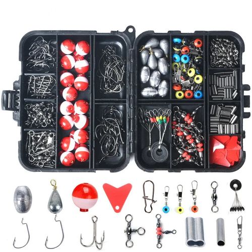 Fishing Tackle Kit Including Swivels Hooks Anti Tangle Sleeves Hook Stop Beads Boilie Bait Screw Carp Fishing Accessories Tools