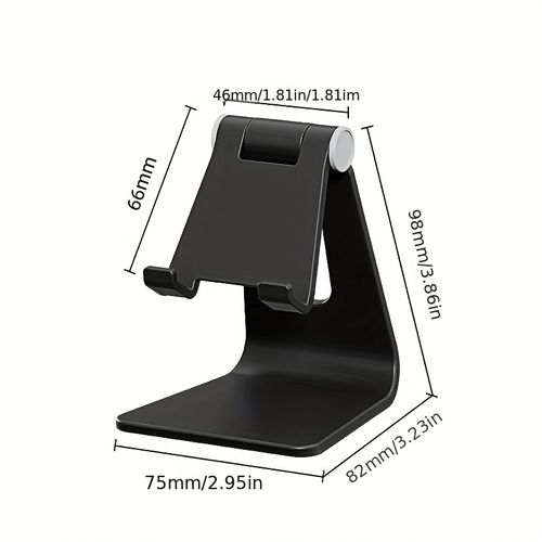 Foldable desktop phone stand