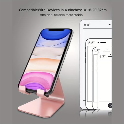Foldable desktop phone stand
