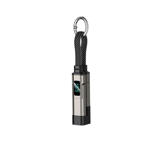 4 in 1 Digital Display Super Fast Charging Keychain Data Line