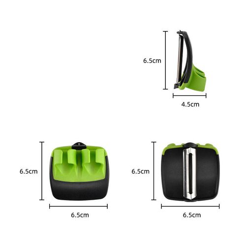 Stainless Steel Blade 2-Finger Peeler
