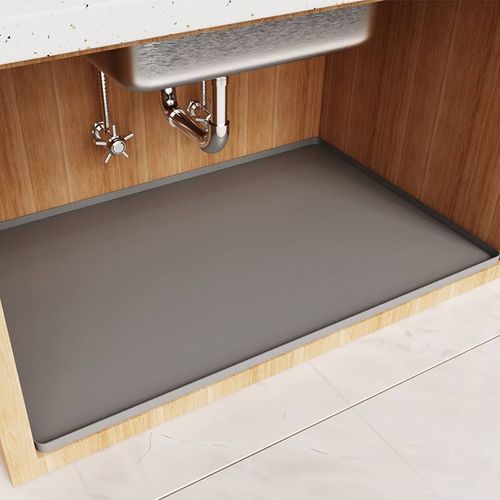 Silicone Under Sink Drip Tray | Stop Water Leak, Protect Cabinet