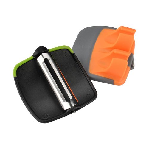 Stainless Steel Blade 2-Finger Peeler
