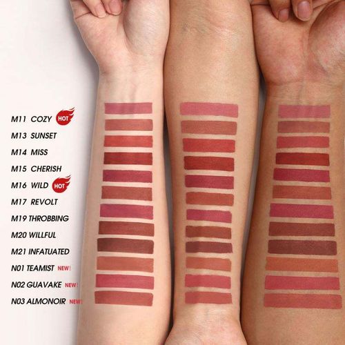 O.TWO.O velvet matte long lasting lipstick