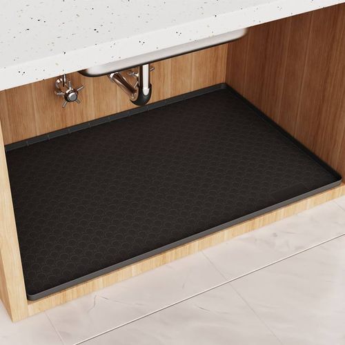 Silicone Under Sink Drip Tray | Stop Water Leak, Protect Cabinet