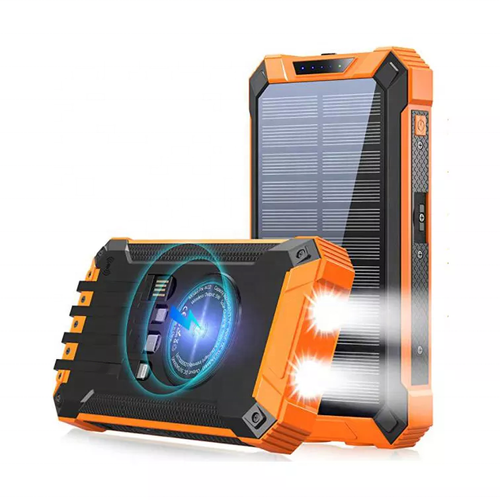20000mAh Waterproof Solar Power Bank, High Capacity for Phones
