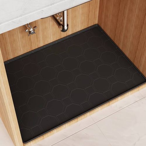 Silicone Under Sink Drip Tray | Stop Water Leak, Protect Cabinet