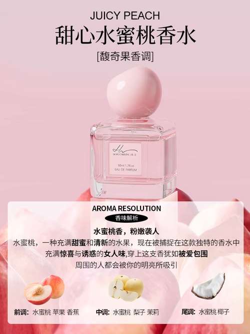 希汀水蜜桃橘子西瓜柚子檸檬無花果香水女士持久淡香