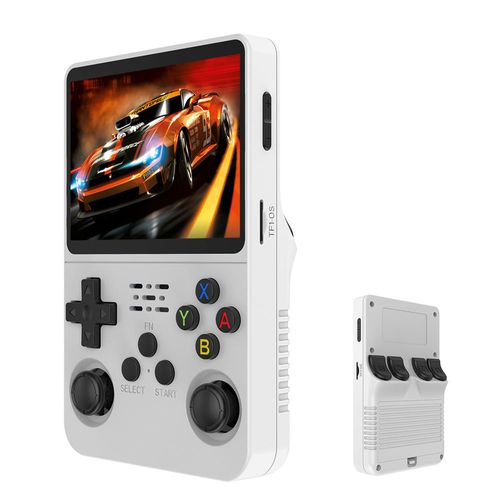 R36S 3,5 polegadas HD tela retro portátil sem fio console de jogo clássico com controlador de jogo de sistema Linux de código aberto