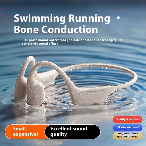 Venda imperdível G06 Fones de ouvido esportivos sem fio de condução óssea com suspensão para fone de ouvido Bluetooth LED de longa duração de condução óssea