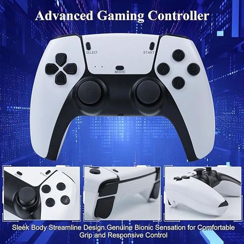 M15 Mini TV 64G Console de jogos portátil Controle de jogo sem fio Mais de 20.000 jogos HD retrô Controle de videogame PS1 duplo