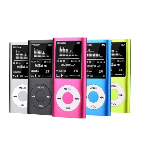 Leitor MP4 clássico com tela HD, reprodução de vídeo, e-book MP3, walkman para estudantes, rádio FM e função de gravação