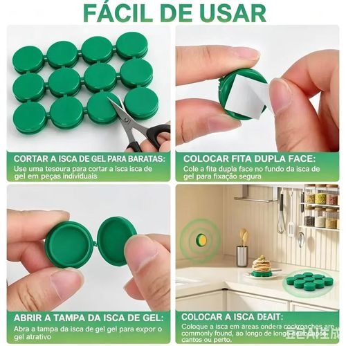 12 comprimidos naturais para afastar baratas. Eficácia duradoura no combate a baratas. Ideal para uso em residências, cozinhas, banheiros, armários, garagens e áreas de armazenamento.