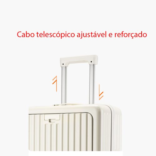 Mala de viagem multifuncional 30 polegadas | Rodas giratórias leves | Fechadura com senha segura | Unissex | Design retrô de alta estética