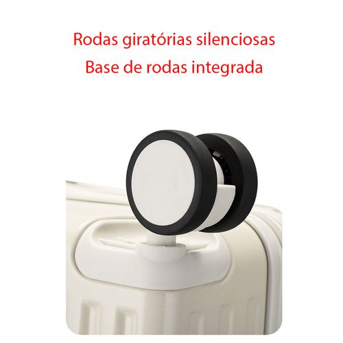 Mala de viagem multifuncional 30 polegadas | Rodas giratórias leves | Fechadura com senha segura | Unissex | Design retrô de alta estética
