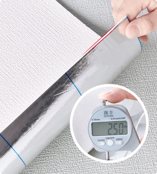 Linen Wallpaper Self Adhesive Waterproof Moisture Resistant Mold Resistant Wall Covering 3D Three-dimensional Wall Wallpaper Bedroom Warm Renovation Wall Sticker (3 Meters)