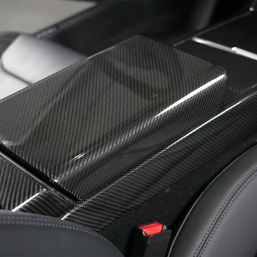 1 roll 19.69 inches x 59.84 inches 6D High Gloss Black Carbon Fiber Coated Bubble-Free Air Release Car Wrap Film, DIY Car Sticker, Durable PVC Material, Car Exterior Styling
