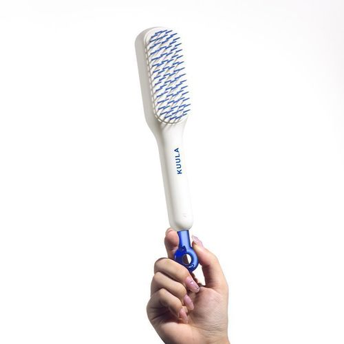 Telescopic comb scalp massage comb one-click cleaning portable comb fluffy comb